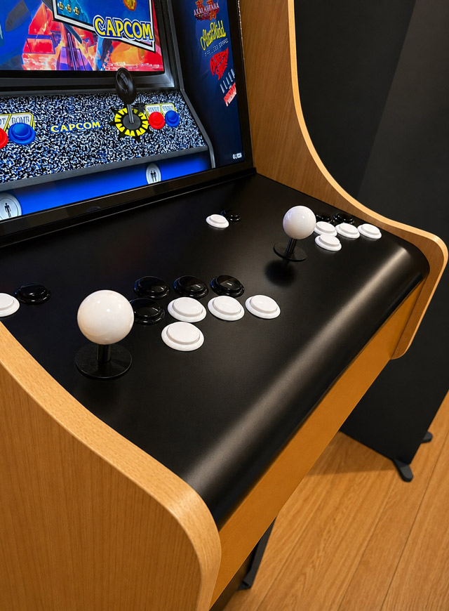 pixel art cafe arcade